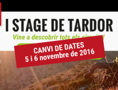 ATENCIÓ: canvi de dates!!!